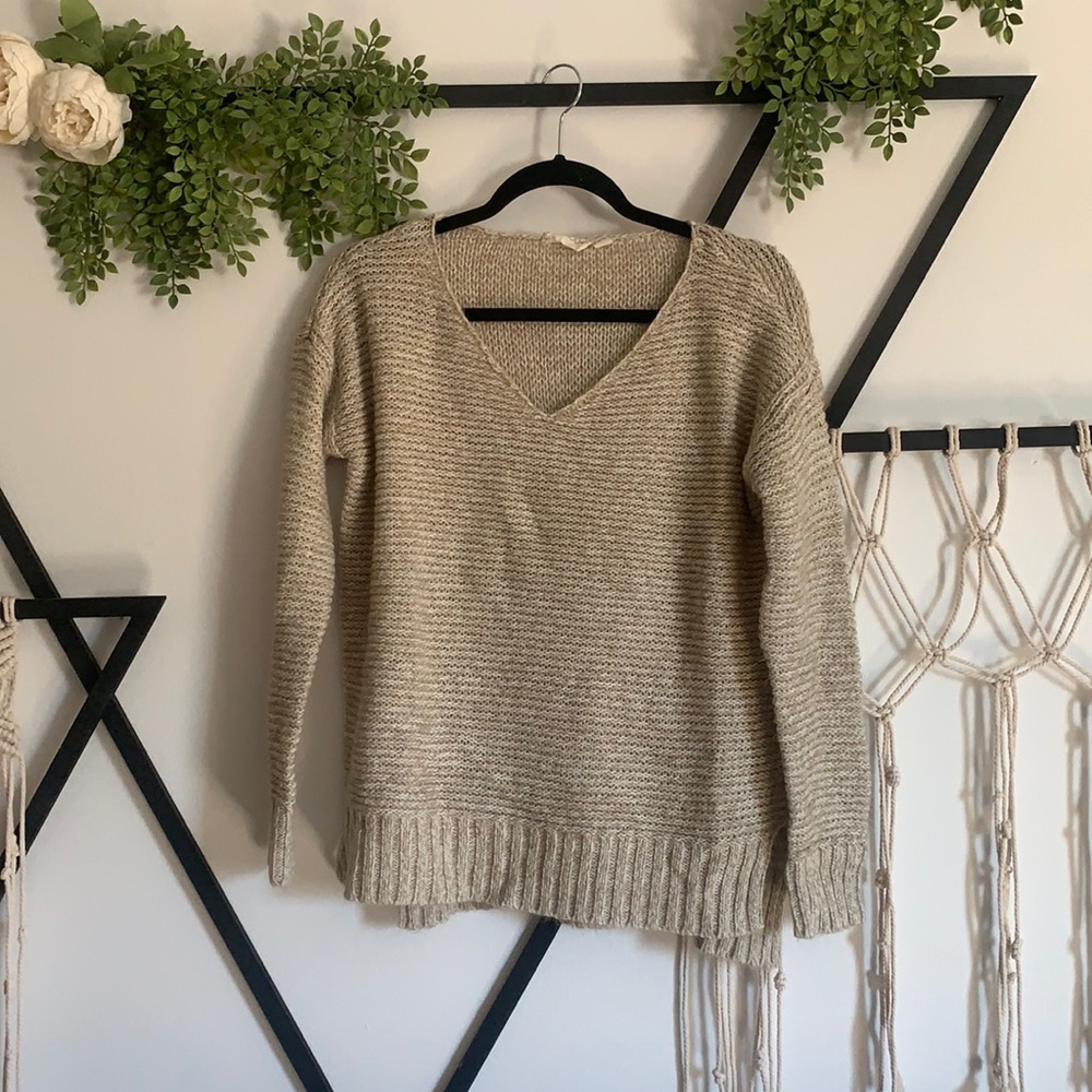 Beige Cozy Sweater